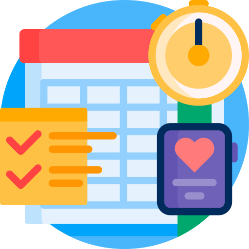 planning Detailed Flat Circular Flat icoon