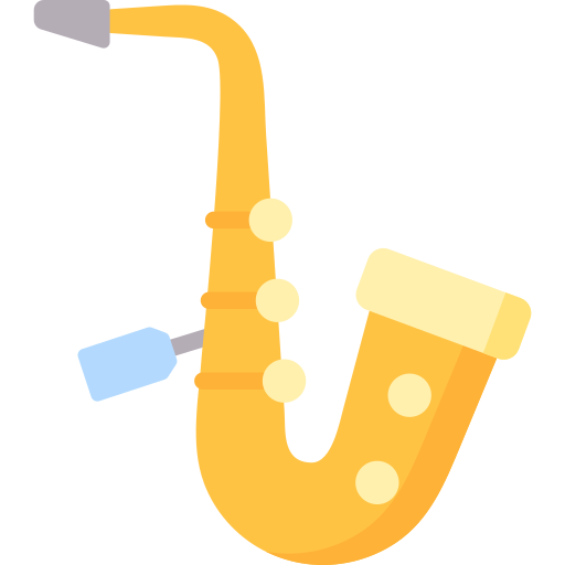 saxofone Special Flat Ícone