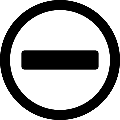 entrée interdite Generic Glyph Icône