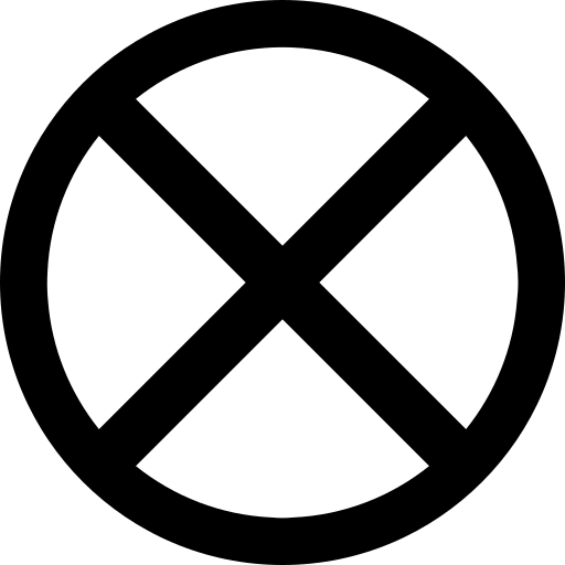 pas d'arrêt Generic Glyph Icône