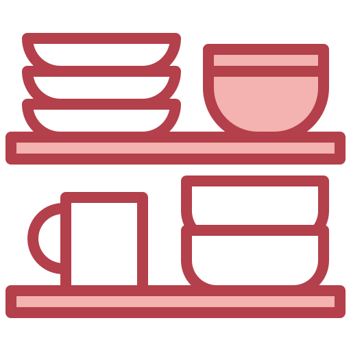 Dishware Surang Red icon