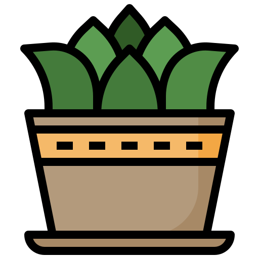 pianta Surang Lineal Color icona