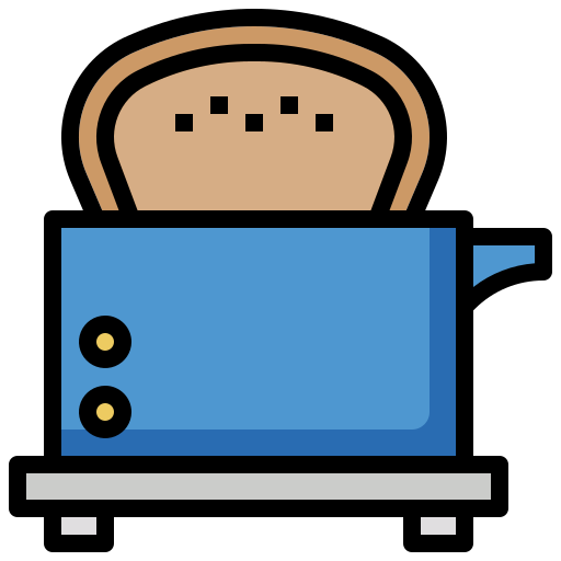 Toaster Surang Lineal Color icon