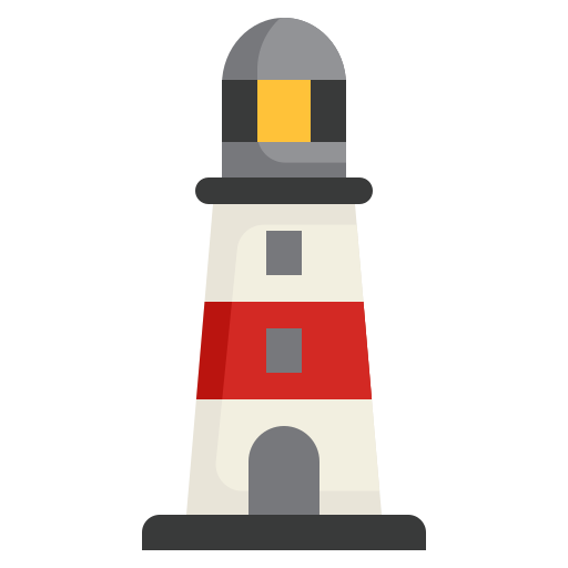 Lighthouse Surang Flat icon