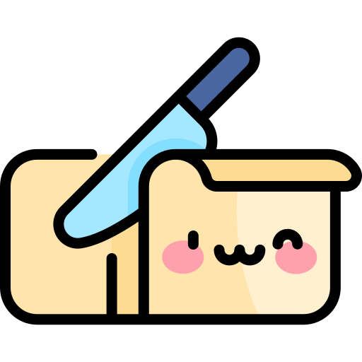 Butter Kawaii Lineal color icon
