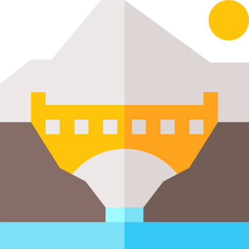 puente de madera Basic Straight Flat icono