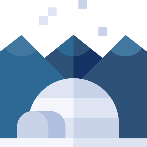 antarktyda Basic Straight Flat ikona