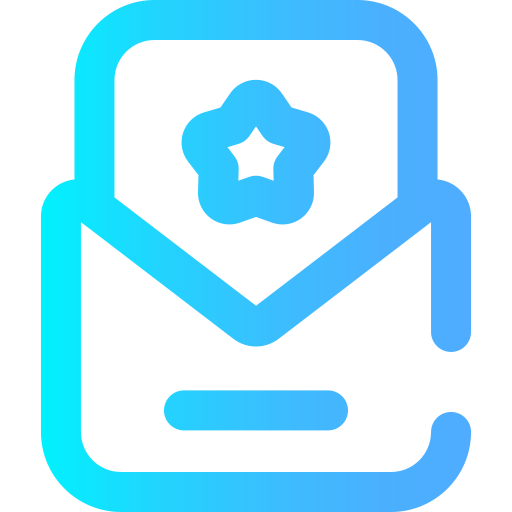 Letter Super Basic Omission Gradient icon