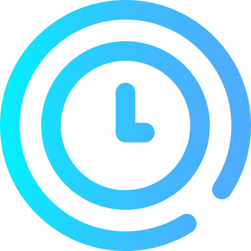 reloj Super Basic Omission Gradient icono