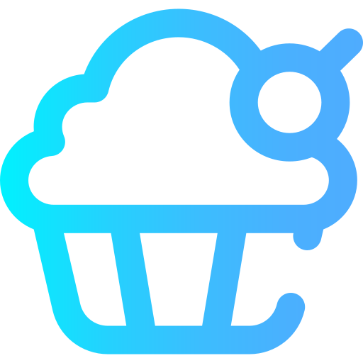 Muffin Super Basic Omission Gradient icon