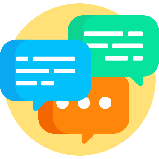 Group chat Detailed Flat Circular Flat icon