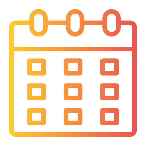 Calendar Generic Gradient icon