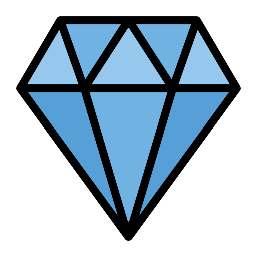 diamant Generic Outline Color icon