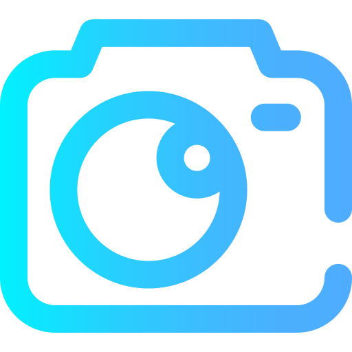 カメラ Super Basic Omission Gradient icon