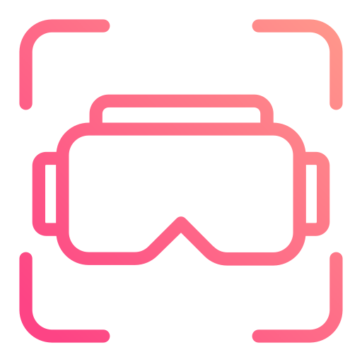 lunettes de réalité virtuelle Generic Gradient Icône