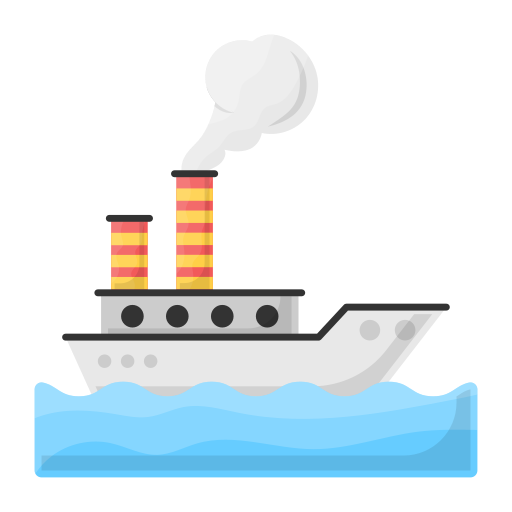 platforma morska Generic Flat ikona