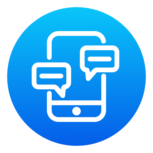Chatting app Generic Flat Gradient icon