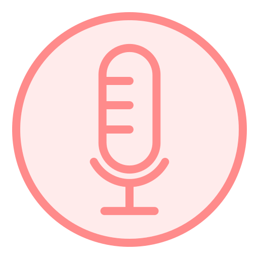 Mic Generic Outline Color icon