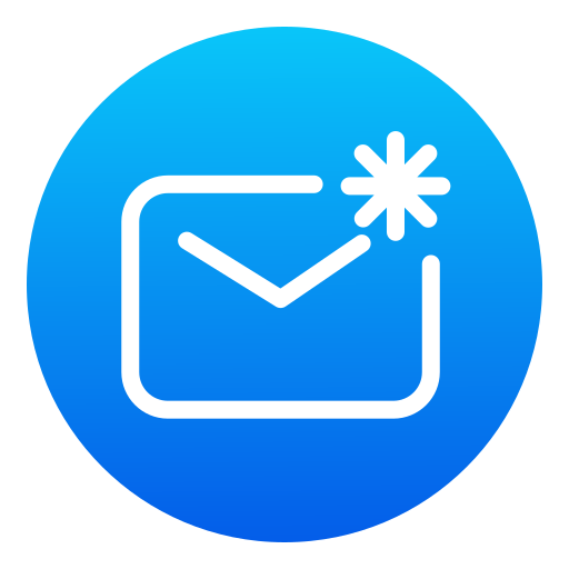 nieuwe e-mail Generic Flat Gradient icoon