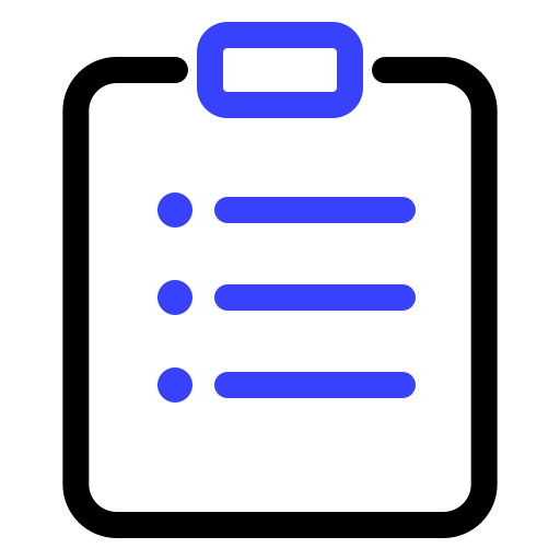 Clipboard Generic Outline Color icon