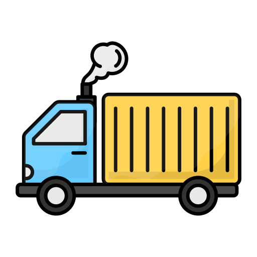 camion della spazzatura Generic Thin Outline Color icona