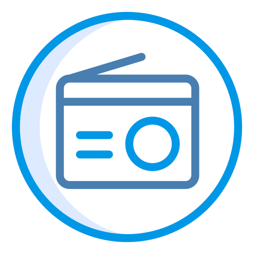 radio Generic Blue icon