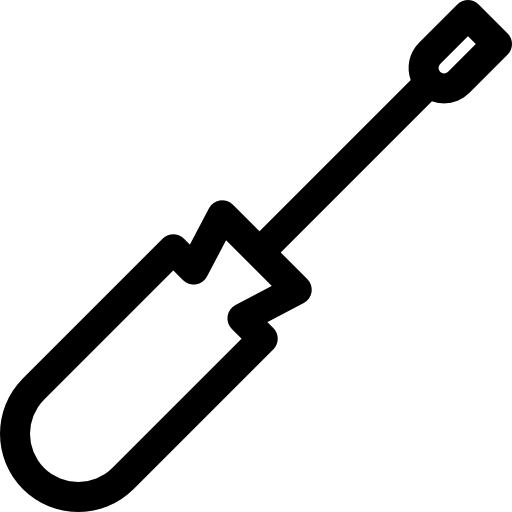 Screwdriver Basic Rounded Lineal icon