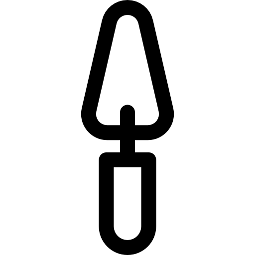 kielnia Basic Rounded Lineal ikona