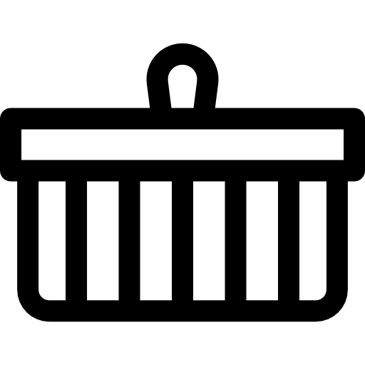バスケット Basic Rounded Lineal icon