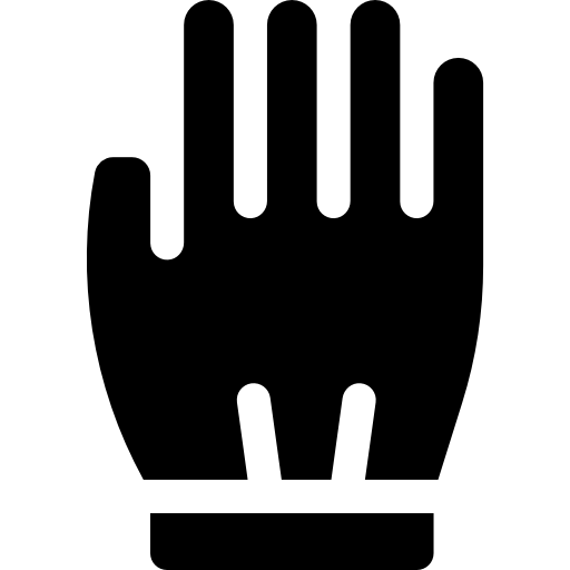 guante Basic Rounded Filled icono