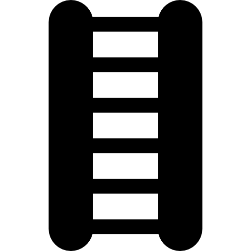 escalera Basic Rounded Filled icono