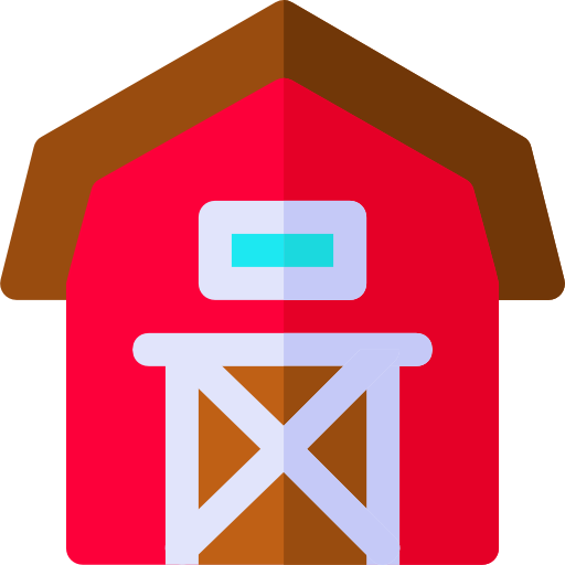 Barn Basic Rounded Flat icon