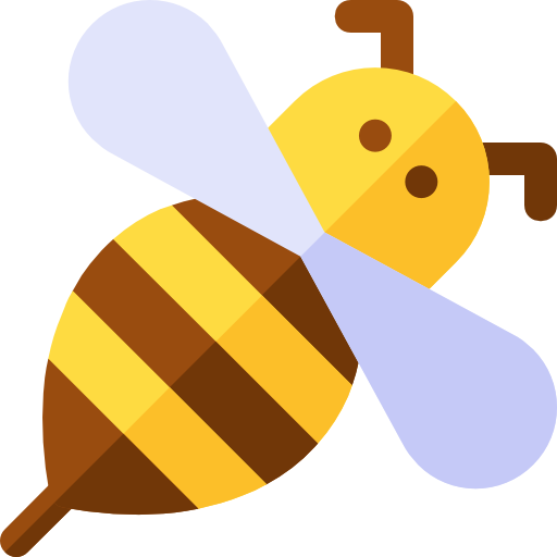 Bee Basic Rounded Flat icon