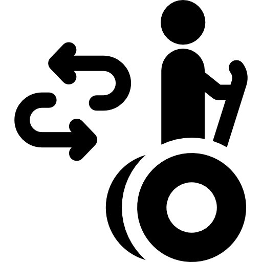 segway Basic Rounded Filled icono