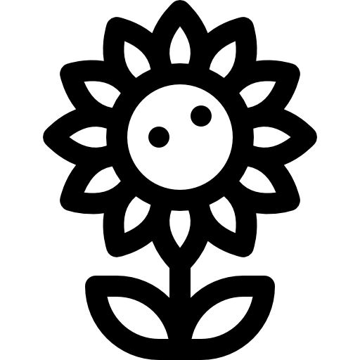 girasol Basic Rounded Lineal icono