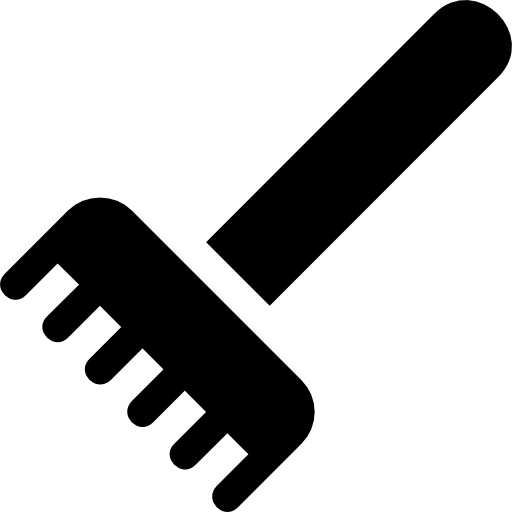 レーキ Basic Rounded Filled icon