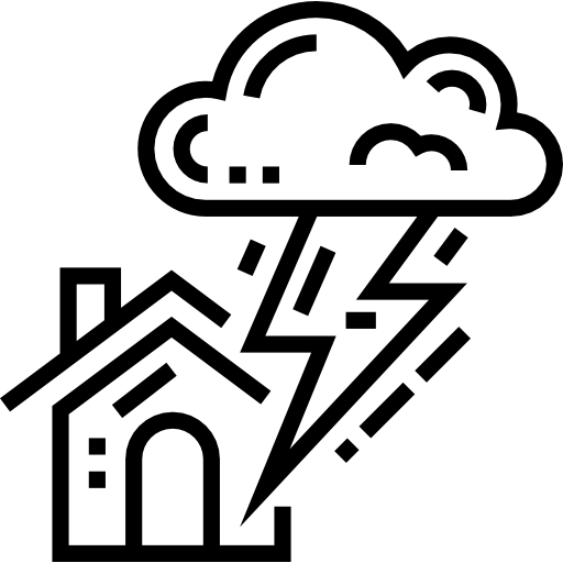 번개 Detailed Straight Lineal icon