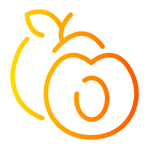 abrikoos Generic Gradient icoon