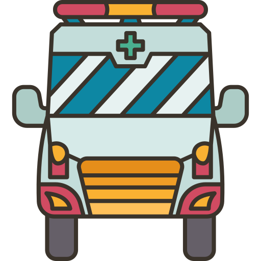 Ambulance Amethys Design Lineal Color icon