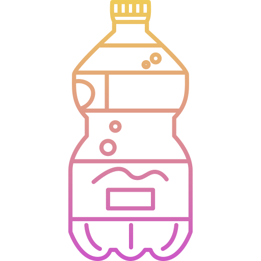 butelka sody Generic Gradient ikona