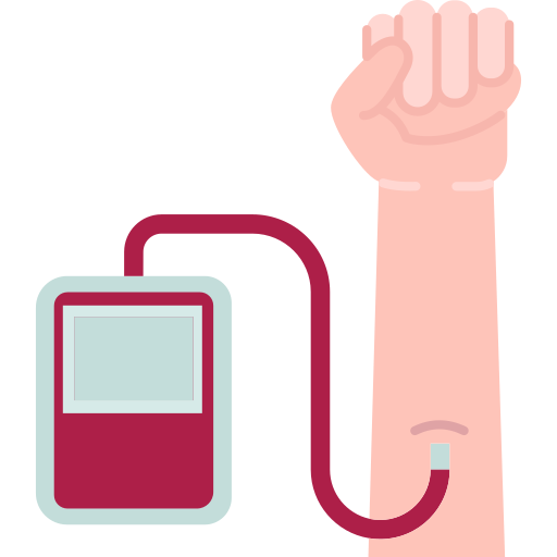 Blood donation Amethys Design Flat icon