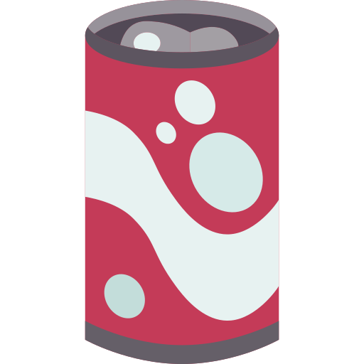 lata de refresco Amethys Design Flat icono