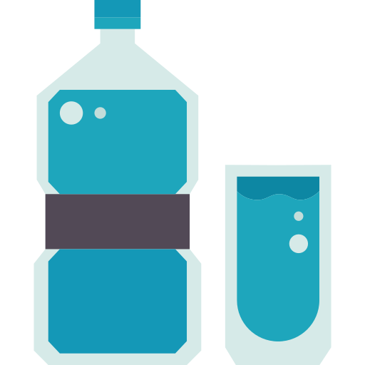 butelka wody Amethys Design Flat ikona