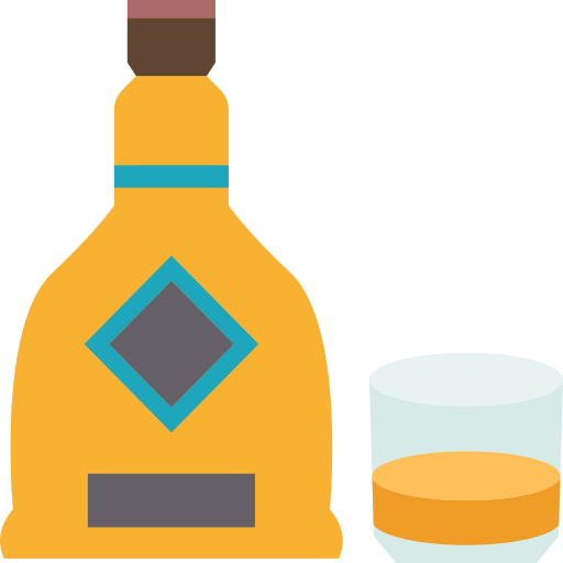 whisky Amethys Design Flat icono
