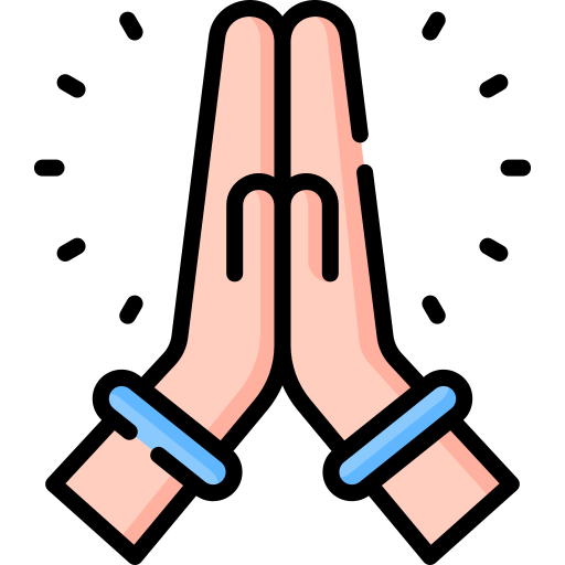 Praying Special Lineal color icon