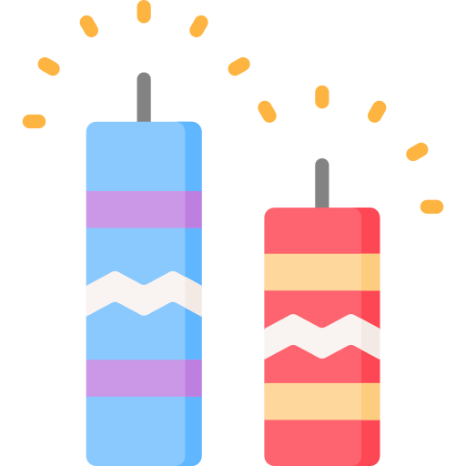 Firecrackers Special Flat icon