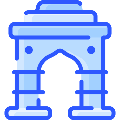 インドの門 Vitaliy Gorbachev Blue icon