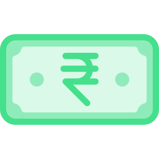Rupee Detailed color Lineal color icon