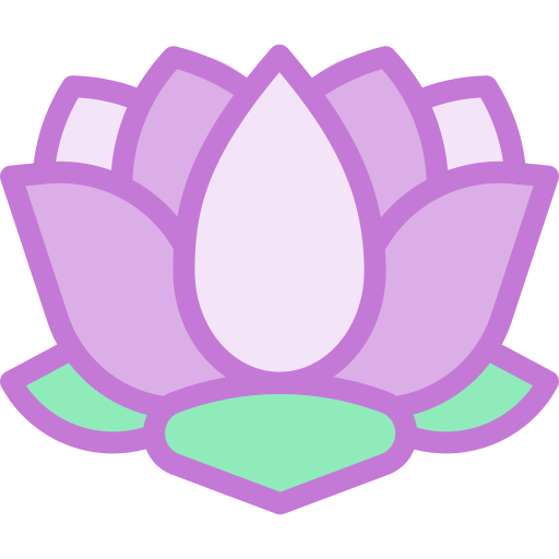 Lotus Detailed color Lineal color icon
