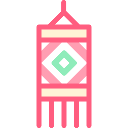 Lantern Detailed color Lineal color icon